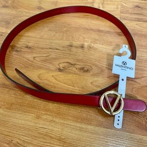 Valentino belt, red color, size large
